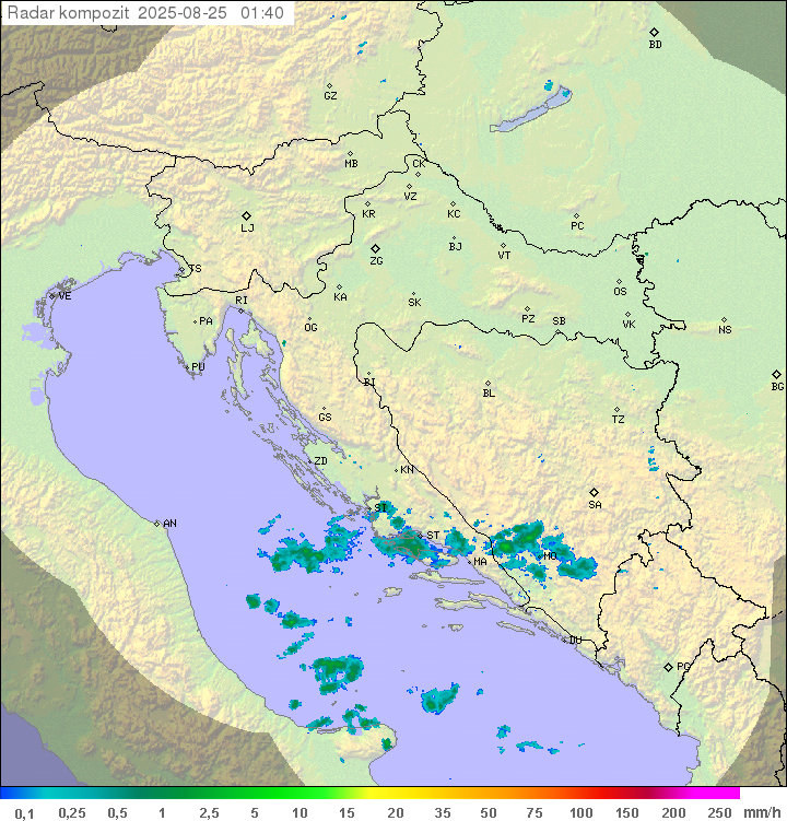 Padavine Hrvaška