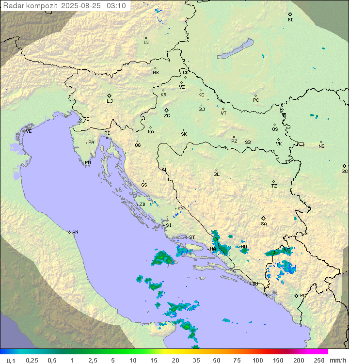 Padavine Hrvaška
