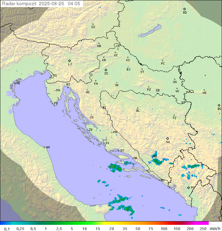 Padavine Hrvaška