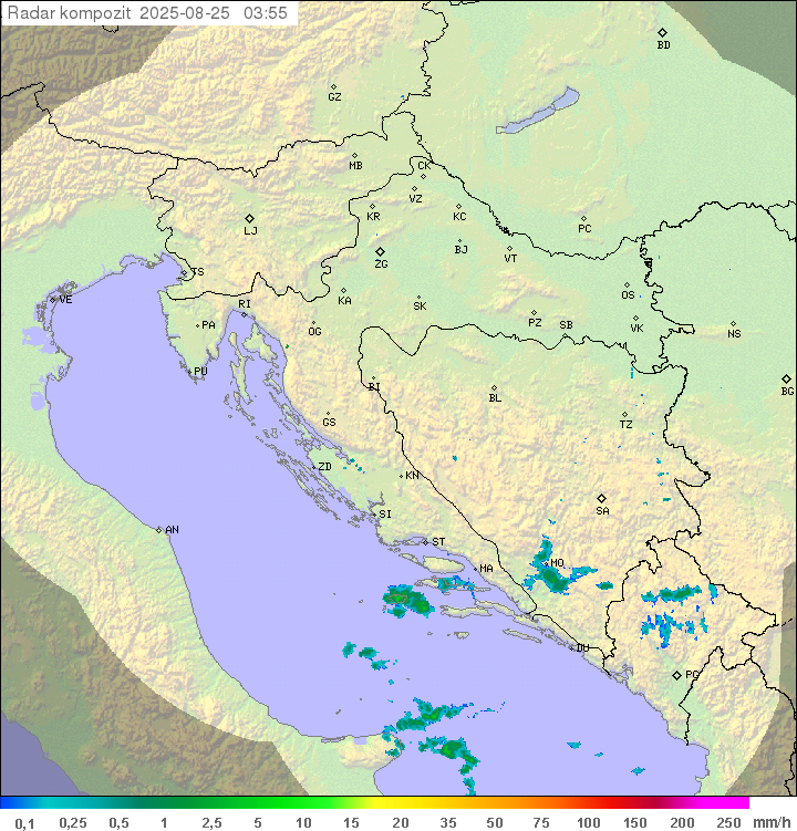 Padavine Hrvaška