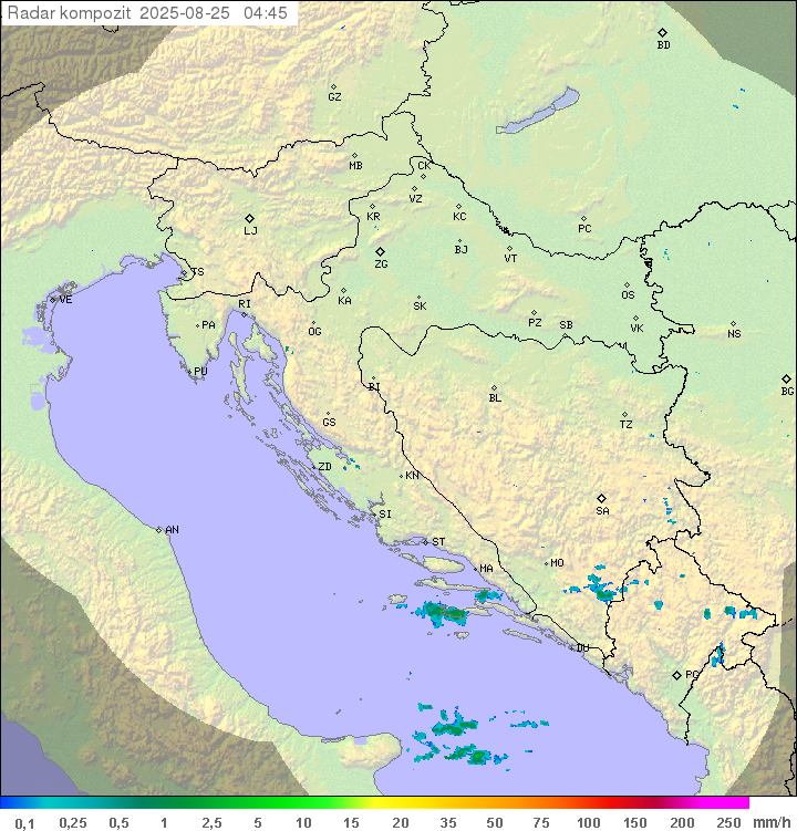 Padavine Hrvaška