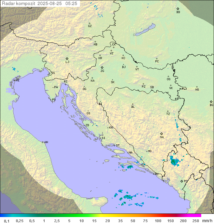 Padavine Hrvaška