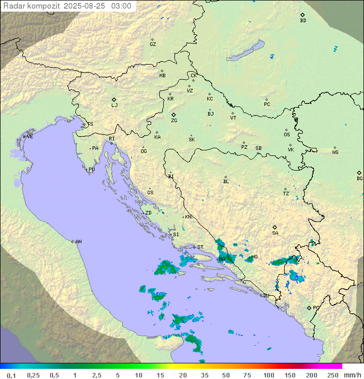 Padavine Hrvaška