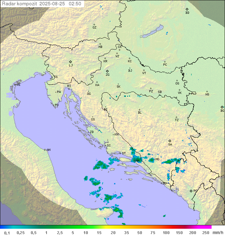 Padavine Hrvaška