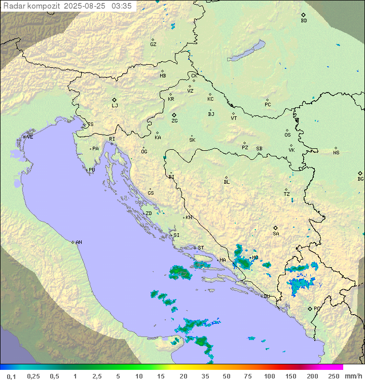 Padavine Hrvaška