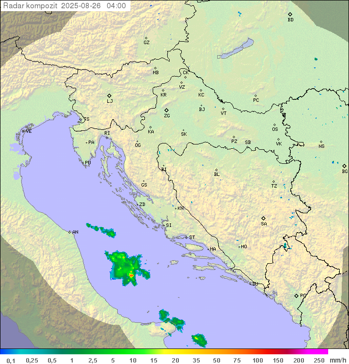 Padavine Hrvaška
