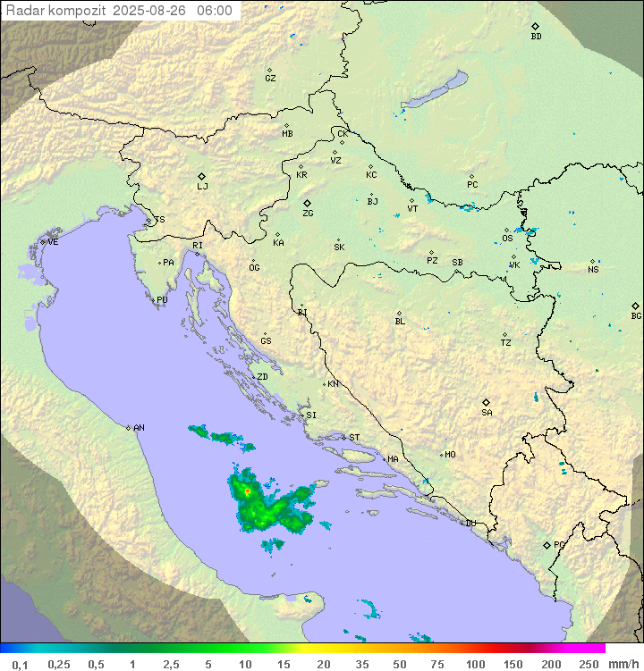 Padavine Hrvaška