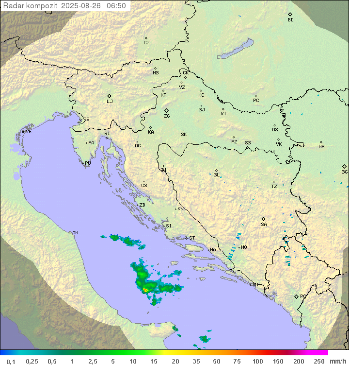 Padavine Hrvaška