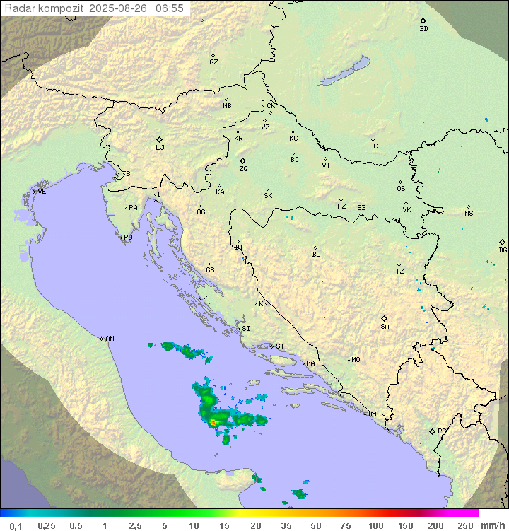 Padavine Hrvaška