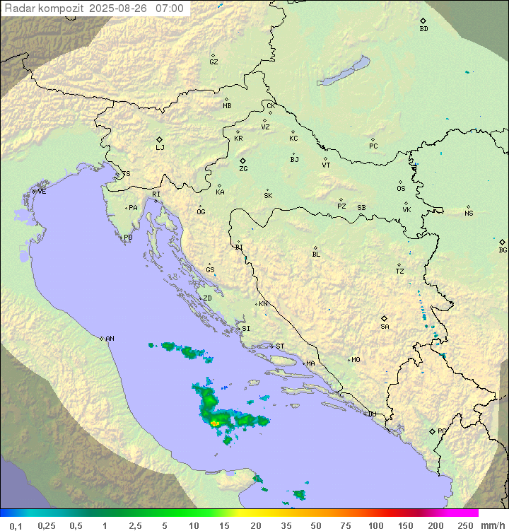 Padavine Hrvaška