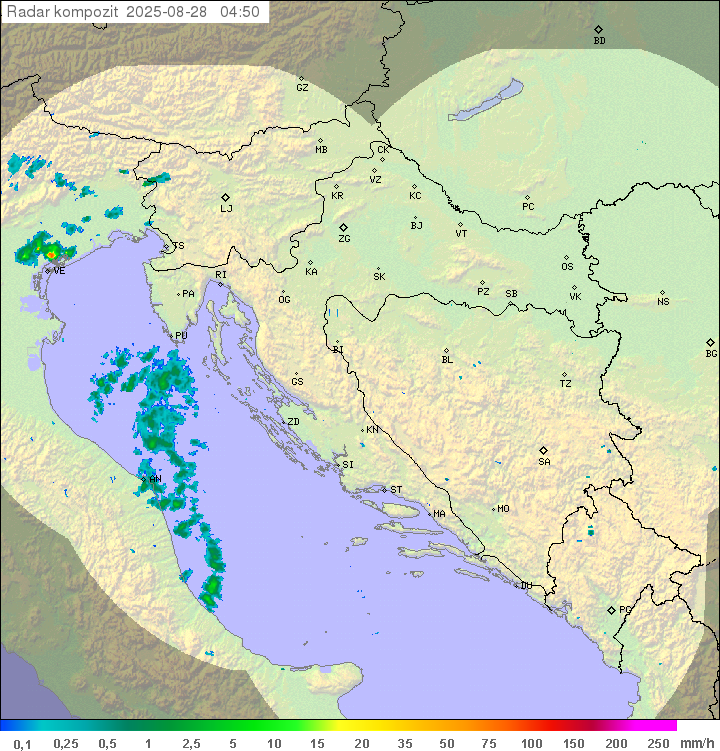 Padavine Hrvaška