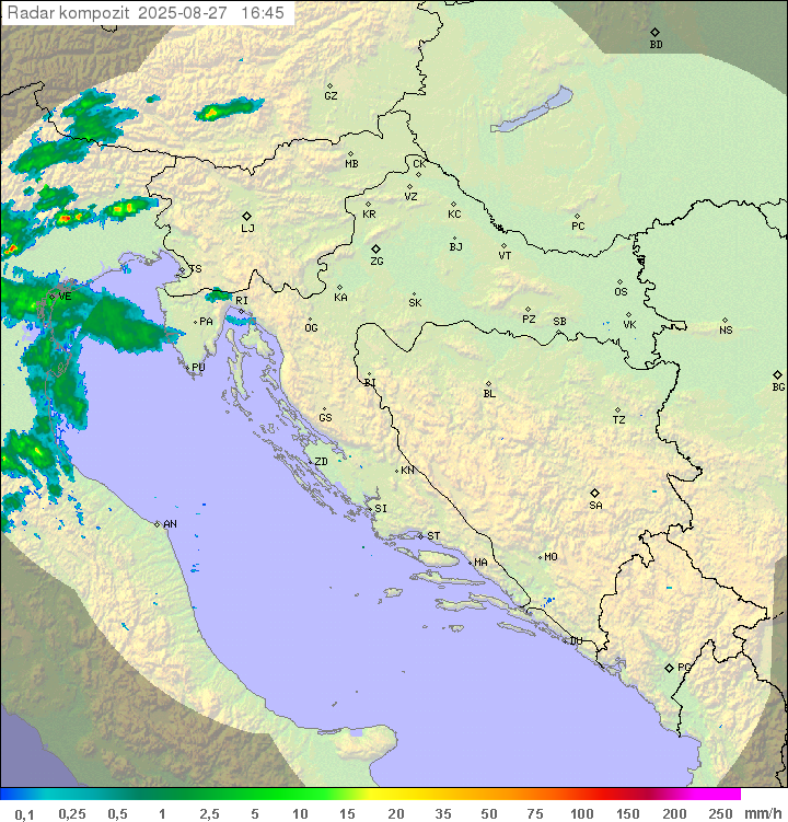Padavine Hrvaška