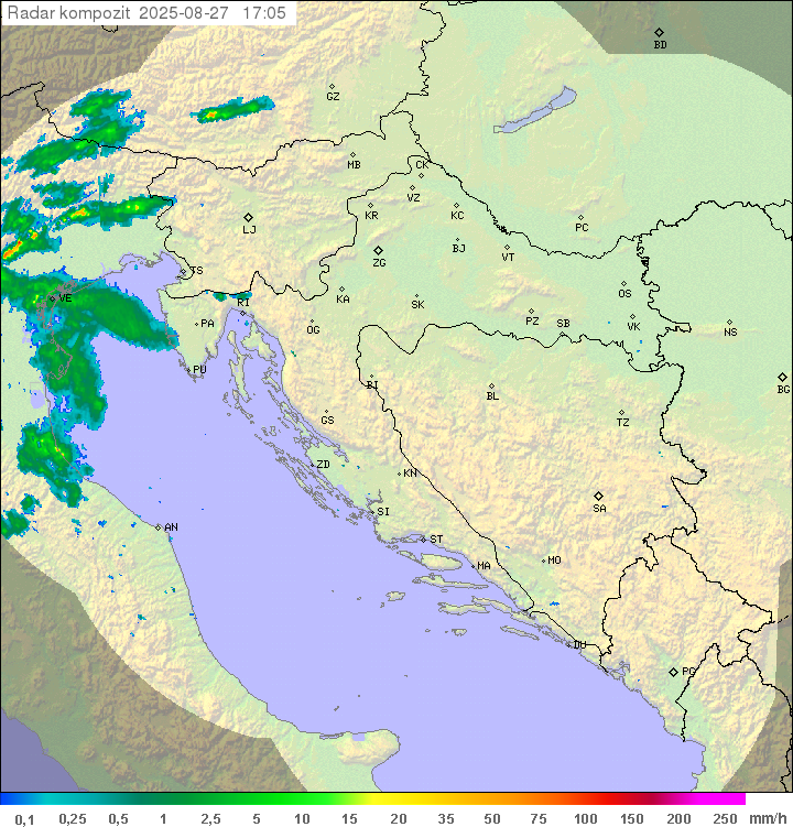 Padavine Hrvaška