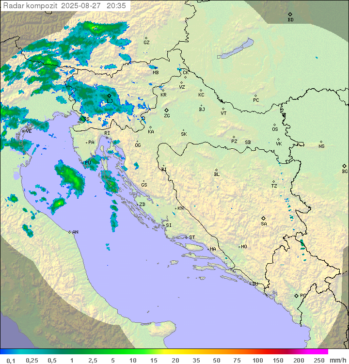 Padavine Hrvaška