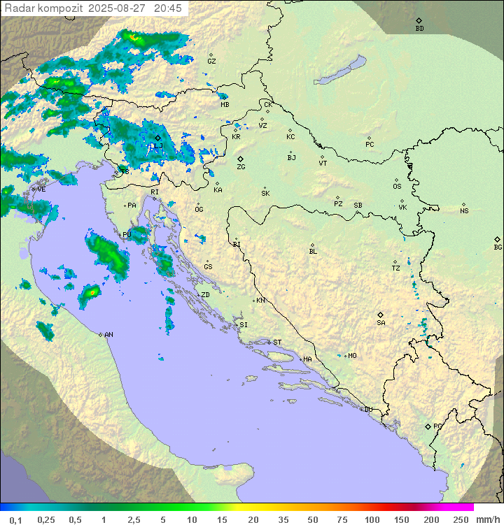 Padavine Hrvaška