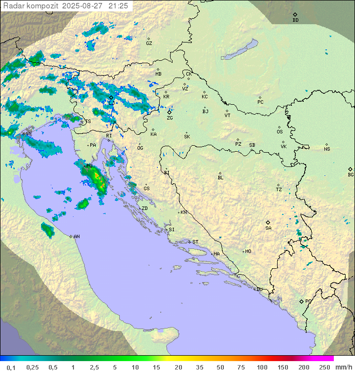 Padavine Hrvaška
