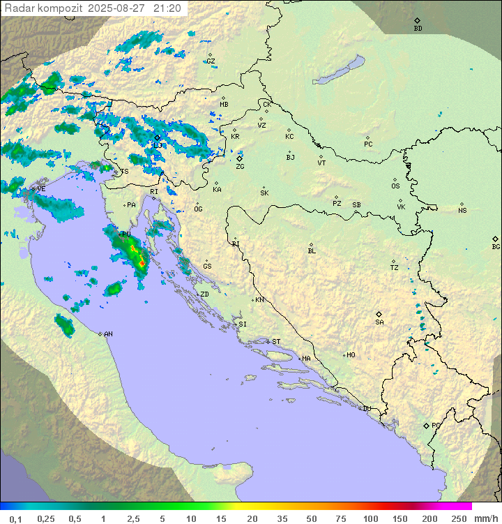 Padavine Hrvaška