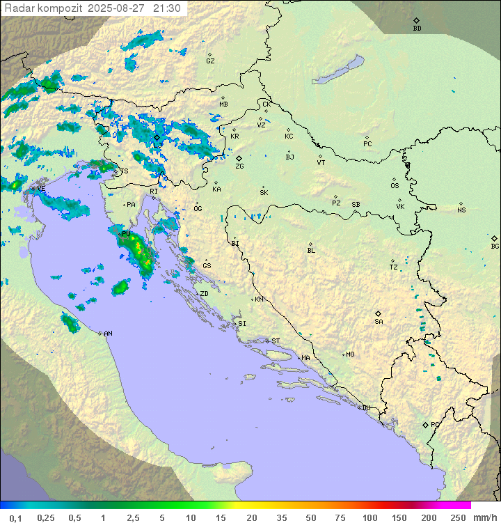 Padavine Hrvaška