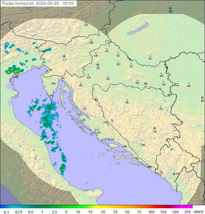 Padavine Hrvaška