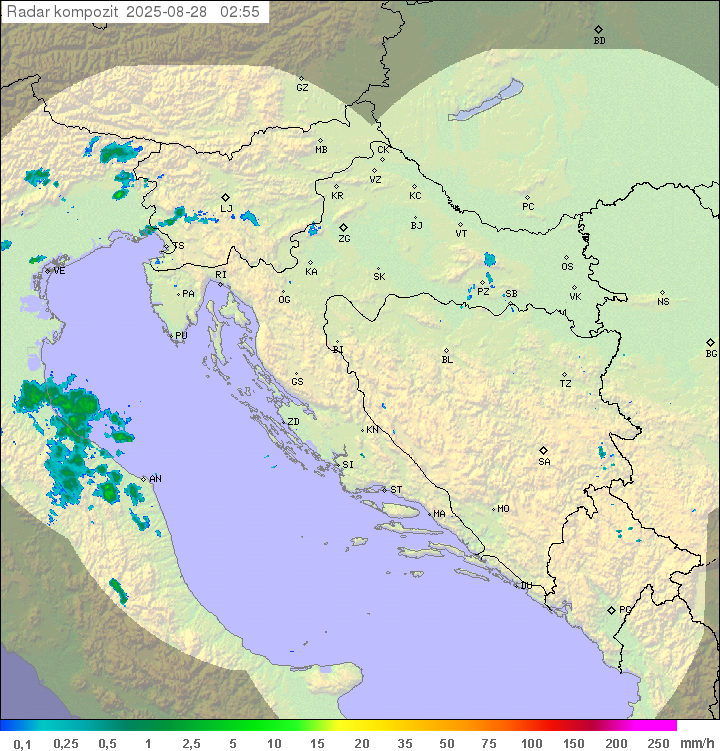 Padavine Hrvaška