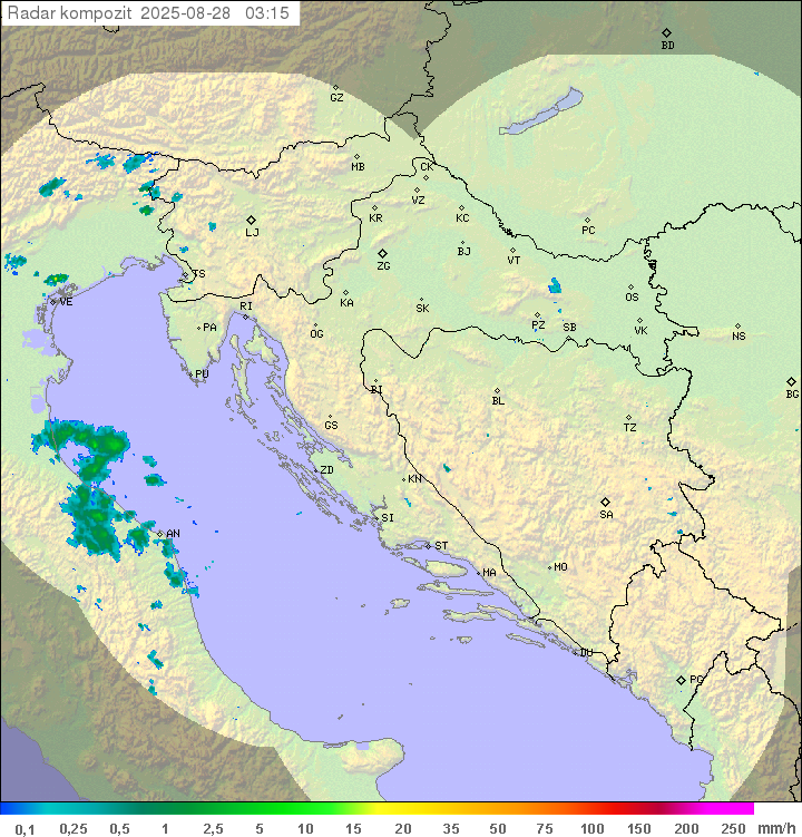 Padavine Hrvaška