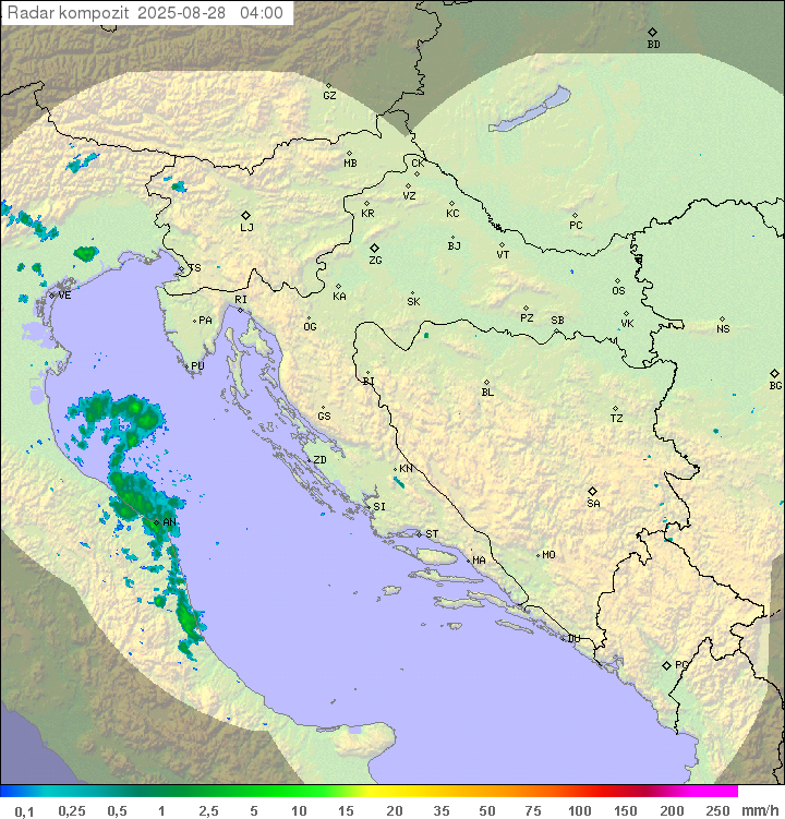 Padavine Hrvaška