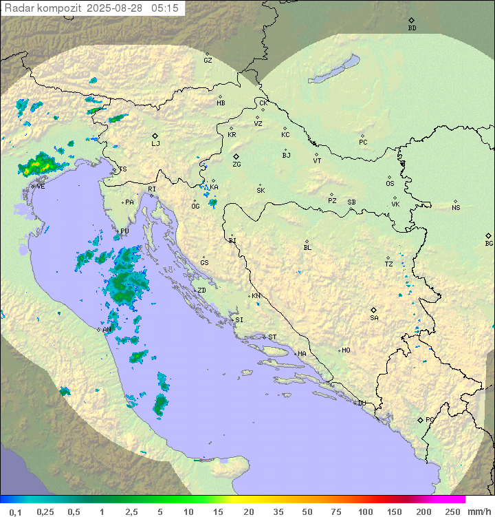 Padavine Hrvaška