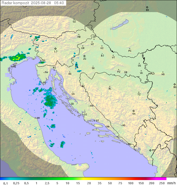 Padavine Hrvaška