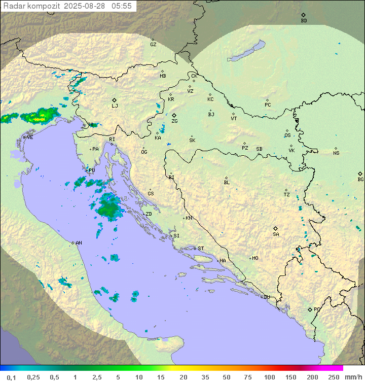 Padavine Hrvaška