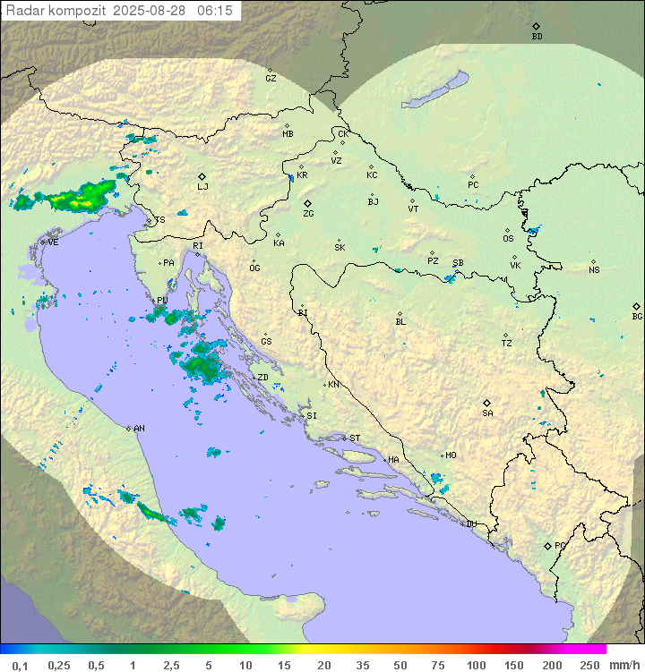 Padavine Hrvaška