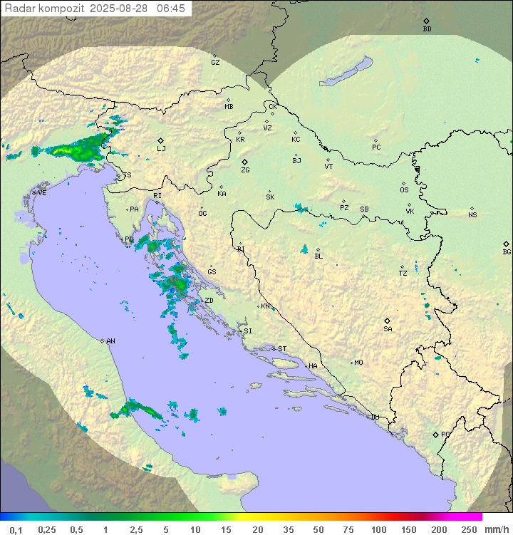 Padavine Hrvaška