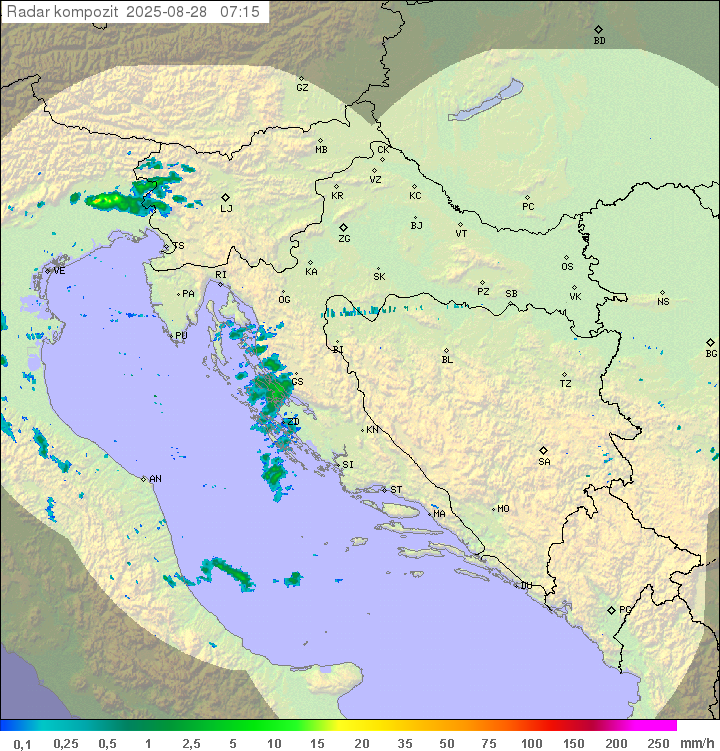 Padavine Hrvaška