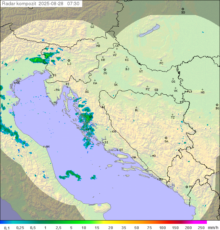Padavine Hrvaška