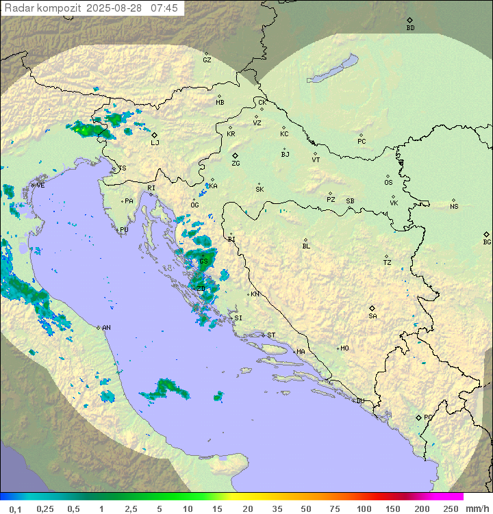 Padavine Hrvaška