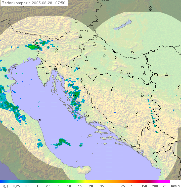 Padavine Hrvaška