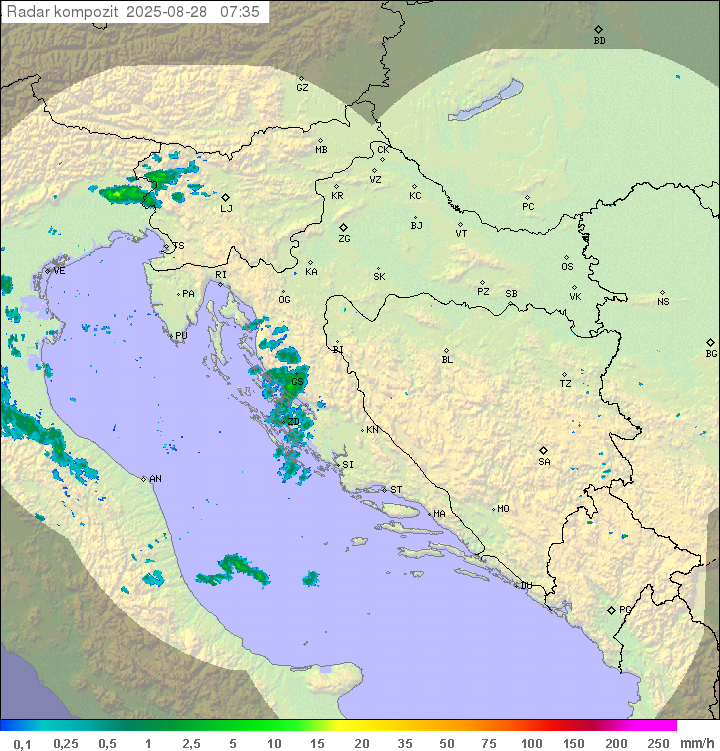 Padavine Hrvaška