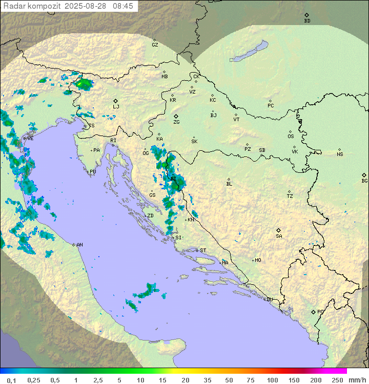 Padavine Hrvaška