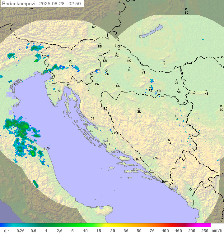 Padavine Hrvaška