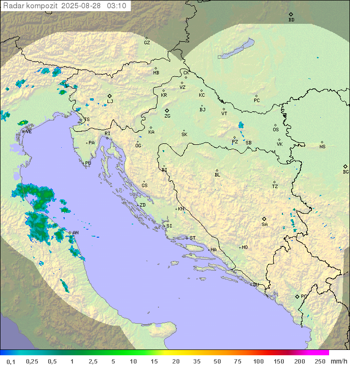Padavine Hrvaška