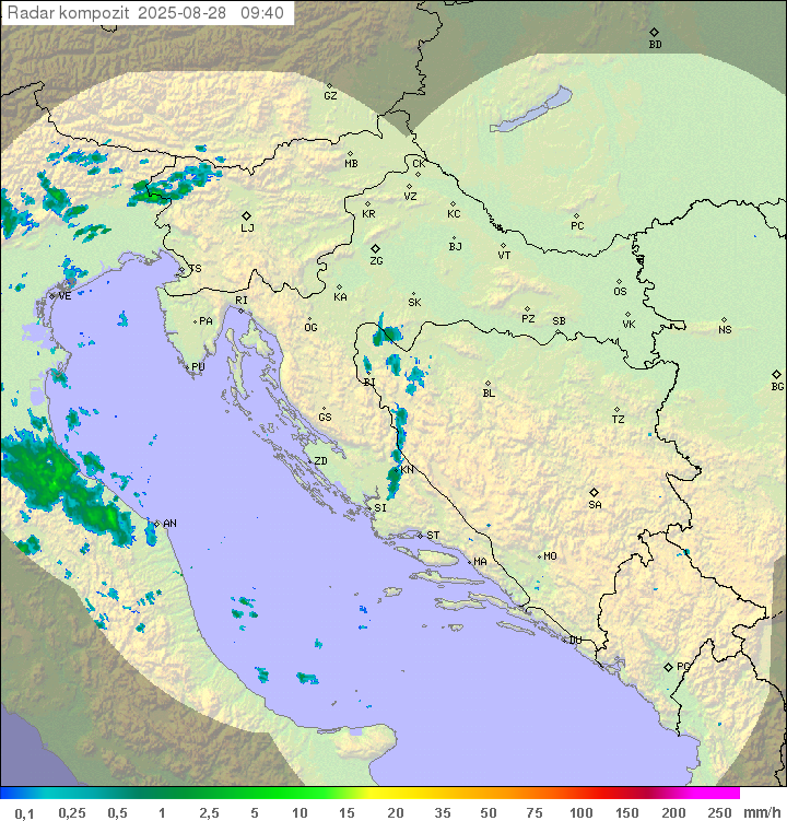 Padavine Hrvaška
