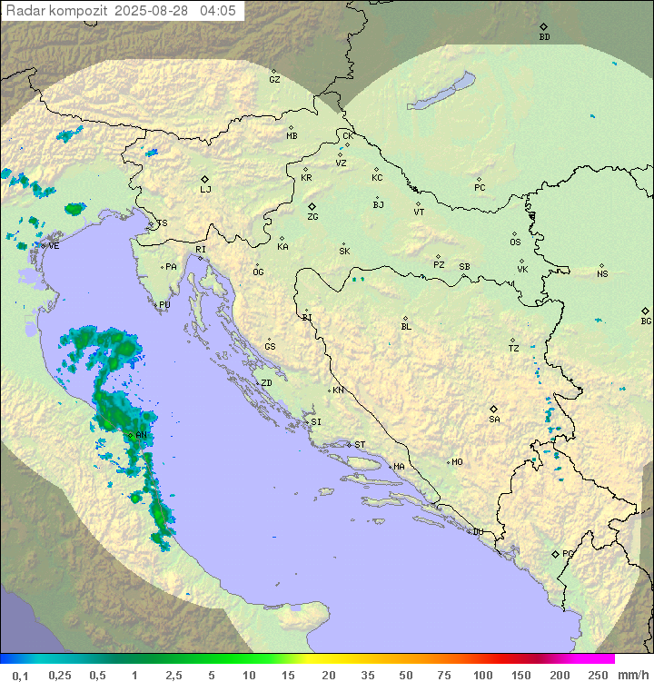 Padavine Hrvaška