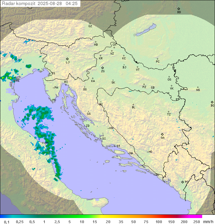 Padavine Hrvaška