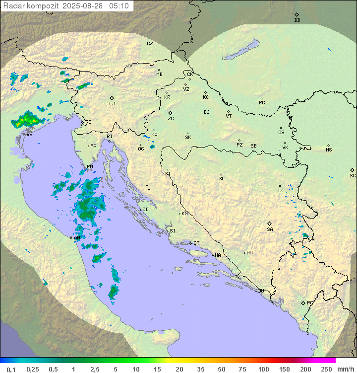 Padavine Hrvaška
