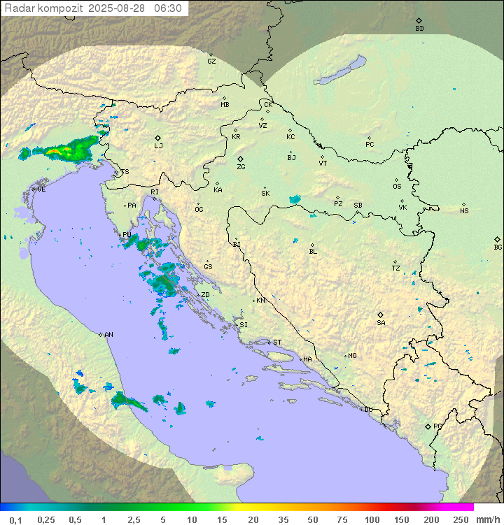 Padavine Hrvaška
