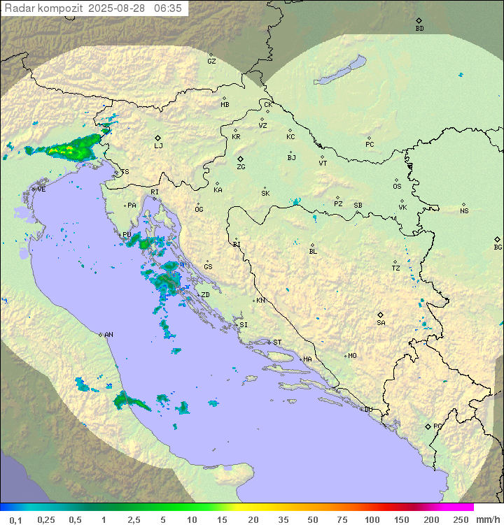 Padavine Hrvaška
