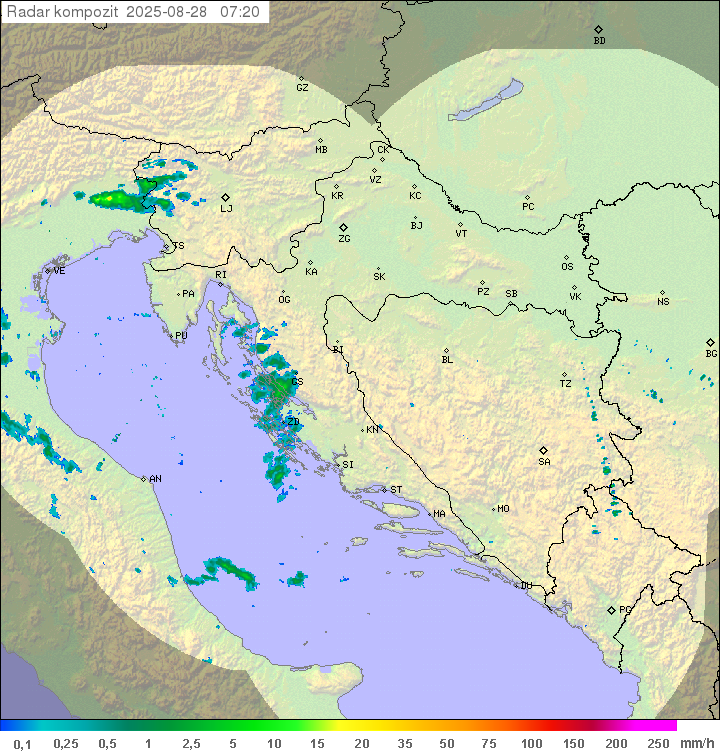 Padavine Hrvaška