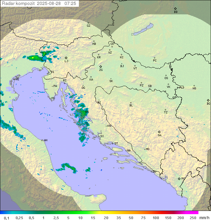 Padavine Hrvaška