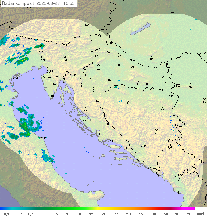 Padavine Hrvaška