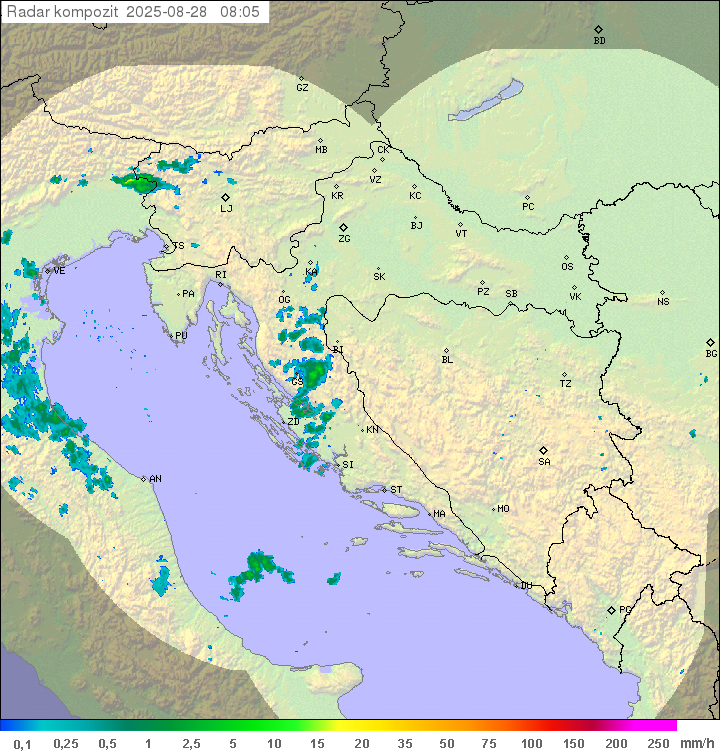 Padavine Hrvaška
