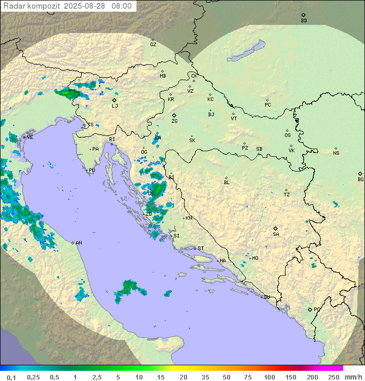 Padavine Hrvaška